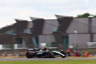 NORTHAMPTON, ENGLAND - JULY 05: Lewis Hamilton of Great Britain driving the (44) Mercedes AMG Petronas F1 Team W15 on track during practice ahead of the F1 Grand Prix of Great Britain at Silverstone Circuit on July 05, 2024 in Northampton, England. (Photo by Mark Thompson/Getty Images)